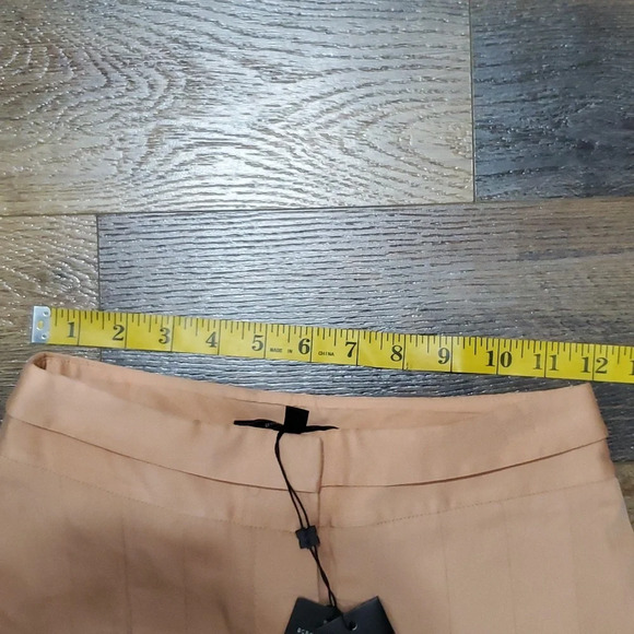 Bcbg maxazria brandy wide leg pleated flowing tan pants nwt - Picture 5 of 9